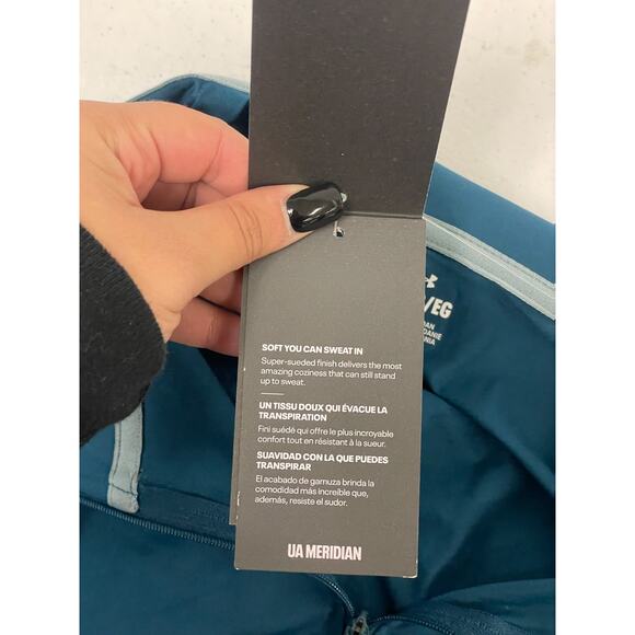 Under Armour Jacket Men's Sz XL Blue Quarter Zip Pullover Meridian Soft NWT - Picture 5 of 11